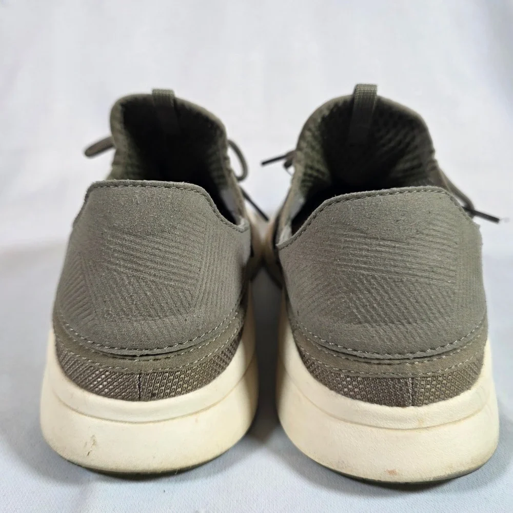 Olukai Holo Mens 10.5 Dust Olive‎ Dark Wood Convertible Mesh Sneakers 10513-HG18